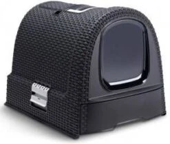 Curver Kattenbak Met Kap 51x38x39, 5 Cm Antraciet 400460 -Dierenwinkel Met Korting curver petlife kattenbak antraciet 6135