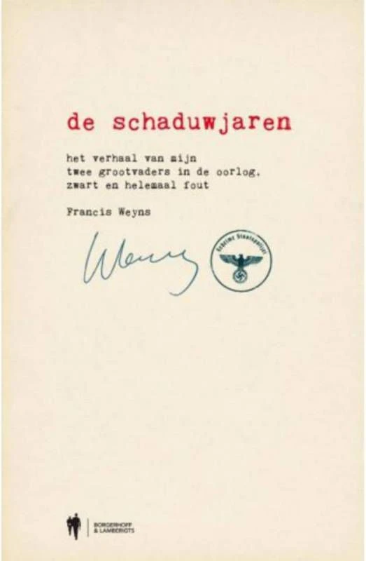 De Schaduwjaren Francis Weyns 2 De Schaduwjaren Francis Weyns - Afbeelding 2