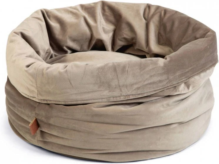 Designed By Lotte Fluco Kattenmand Fluweel Grijs 45x45x35 Cm 3 Designed By Lotte Fluco Kattenmand Fluweel Grijs 45x45x35 Cm - Afbeelding 3