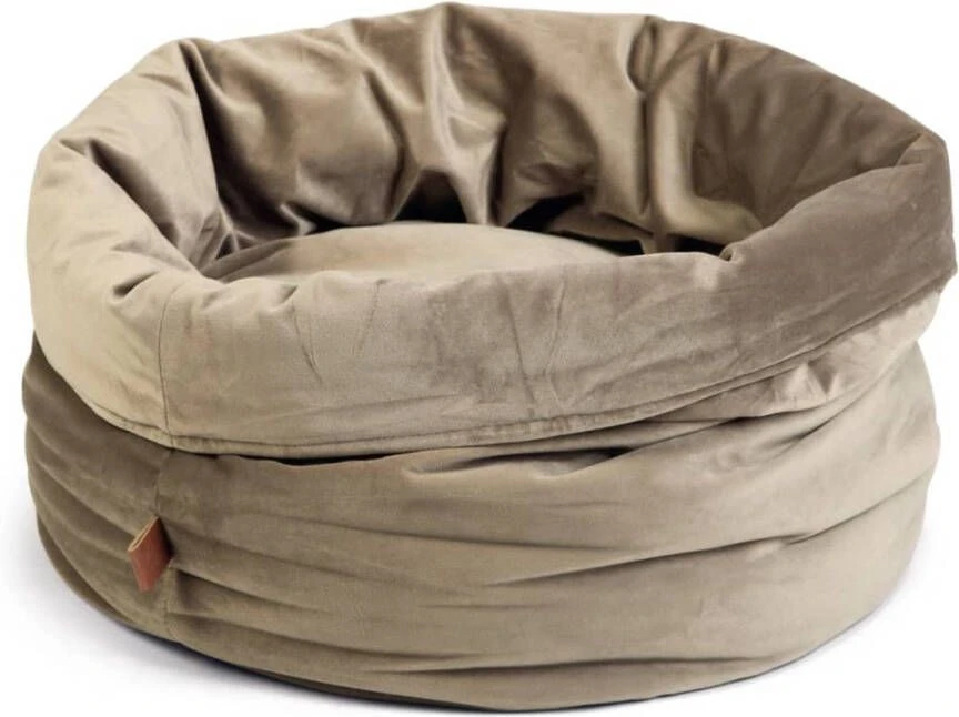 Designed By Lotte Fluco Kattenmand Fluweel Grijs 45x45x35 Cm 5 Designed By Lotte Fluco Kattenmand Fluweel Grijs 45x45x35 Cm - Afbeelding 5