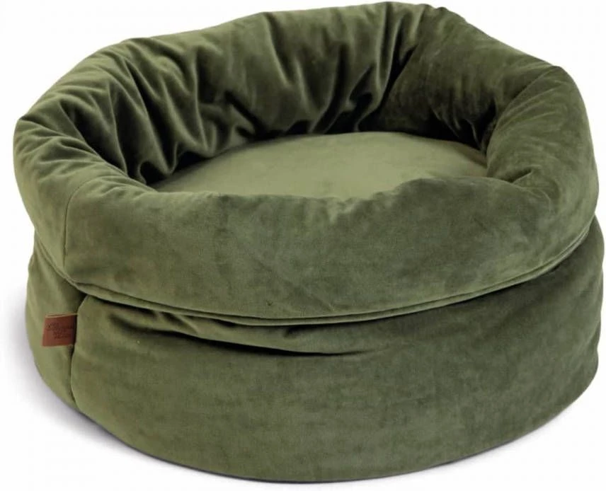 Designed By Lotte Fluco Kattenmand Fluweel Groen 45x45x35 Cm 4 Designed By Lotte Fluco Kattenmand Fluweel Groen 45x45x35 Cm - Afbeelding 4