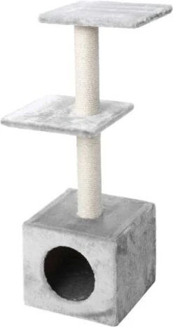 Ebi Kattenkrabpaal Palazzo Klassiek 30x30x90 Cm Grijs -Dierenwinkel Met Korting ebi kattenkrabpaal palazzo klassiek 30x30x90 cm grijs 566957