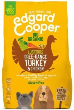 Edgard & Cooper Edgard&Cooper Bio Organic Turkey Adult Kalkoen&Kip&Wortel Hondenvoer 2.5 Kg Biologisch -Dierenwinkel Met Korting edgard en cooper edgard en amp cooper hondenvoer biokalkoen en biokip 25 kg 31671