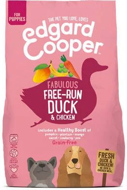 Edgard & Cooper Edgard&Cooper Free Run Duck Puppy Eend&Kip&Banaan Hondenvoer 2.5 Kg Graanvrij 3 Edgard & Cooper Edgard&Cooper Free Run Duck Puppy Eend&Kip&Banaan Hondenvoer 2.5 Kg Graanvrij - Afbeelding 3