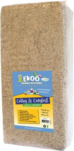 Ekoo Bodembekking Cotton En Comfort 140 Liter -Dierenwinkel Met Korting ekoo cotton en comfort 140 ltr 65827