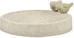 Merkloos Vogelbad/voederschaal Rond Beton 29, 5 X 29, 5 Cm Vogeldrinkschaal/voederbak Tuindecoraties -Dierenwinkel Met Korting esschert design vogelbad 29 cm 149294
