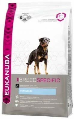 Eukanuba 2x12kg Rottweiler Breed Specific Hondenvoer -Dierenwinkel Met Korting eukanuba dog adult rottweiler kip 12 kg 65463