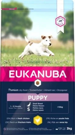 Eukanuba Puppy Small Breed Kip Hondenvoer Dubbelpak 2 X 3 Kg