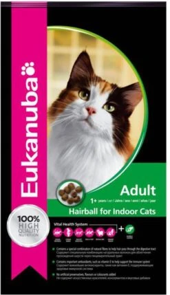 Eukanuba Hairball Control Adult Kattenvoer Voordeelpakket 3 X 2 Kg -Dierenwinkel Met Korting eukanuba kat adult hairball control kip lever 2 kg 65358