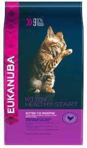 Eukanuba Healthy Start Kitten Kattenvoer Voordeelpakket 3 X 2 Kg