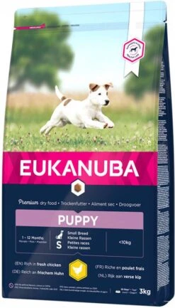 Eukanuba Puppy Small Breed Kip Hondenvoer Dubbelpak 2 X 3 Kg -Dierenwinkel Met Korting eukanuba puppy small breed kip hondenvoer 3 kg 108330