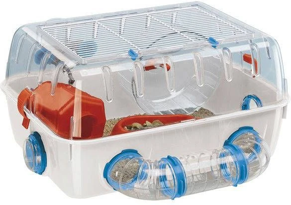 Ferplast Hamsterkooi Combi 1 Dierenverblijf 40.5x29.5x22.5 Cm Wit 2 Ferplast Hamsterkooi Combi 1 Dierenverblijf 40.5x29.5x22.5 Cm Wit - Afbeelding 2