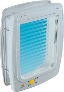 Ferplast Huisdierenluik Swing 11T Handmatig 4 Standen Wit 72106011 -Dierenwinkel Met Korting ferplast huisdierluik swing 11 tunnel 108691