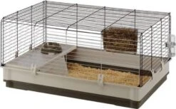 Ferplast Konijnenhok Krolik 100 Groot 100x60x50 Cm Groen 57070517 -Dierenwinkel Met Korting ferplast konijnenkooi krolik 100 x 50 cm staal groenwit 1029484