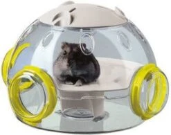 Ferplast Hamster Woonruimte Lab Dierenverblijf 22.5x20.7x14.3 Cm Transparant -Dierenwinkel Met Korting ferplast lab 47825