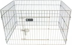 Flamingo 4 Delige Konijnenren Quadri 100x70x60 Cm Taupe