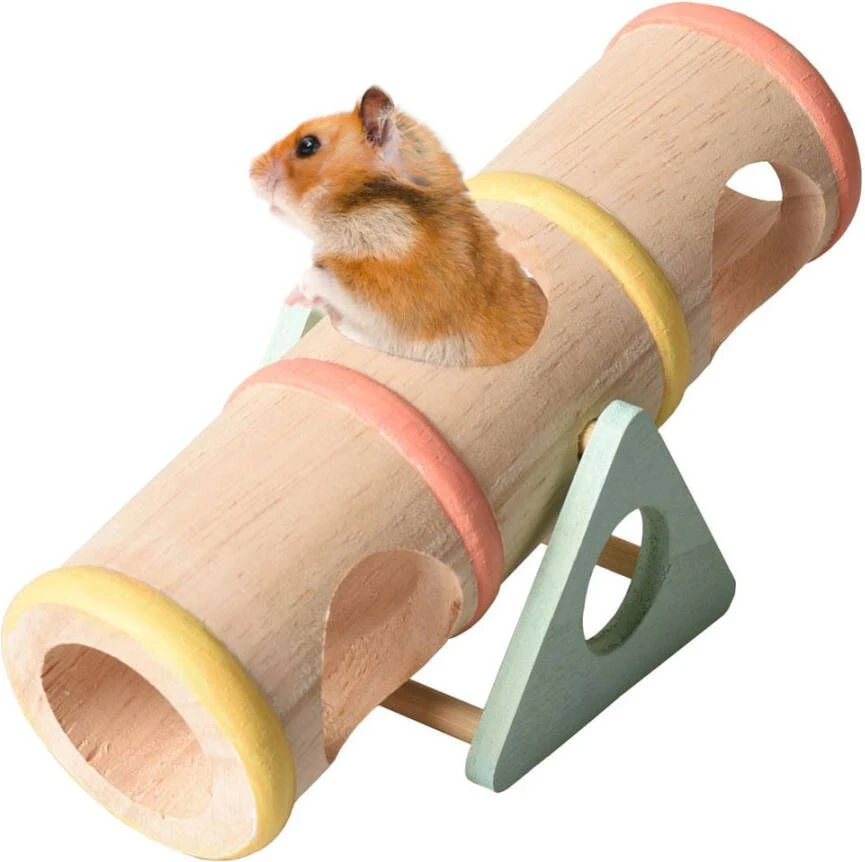 Flamingo Knaagdierenspeelgoed Wip Wap Buis Speelgoed 16.5x7x9 Cm Multi Color 2 Flamingo Knaagdierenspeelgoed Wip Wap Buis Speelgoed 16.5x7x9 Cm Multi Color - Afbeelding 2