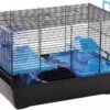 Flamingo Hamsterkooi Jaro 2 50, 5x33x32, 5 Cm Zwart En Blauw