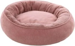 Flamingo Hondenmand Met Rits Colette Rond 46 Cm Roze
