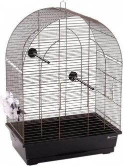 Flamingo Parkietenkooi Klara 2 45x28x62, 5 Metallic Taupe