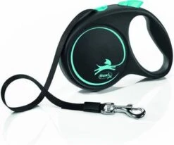 Flexi Black Design Tape M 5 M Hondenriem Blauw&Zwart