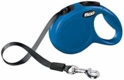 Flexi Rollijn New Classic Tape Medium 5 M Hondenriem Blauw Tot25kg -Dierenwinkel Met Korting flexi lijn classic lint 5m 11390