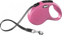 Flexi Rollijn Classic Tape S 5 M Hondenriem Roze -Dierenwinkel Met Korting flexi rollijn classic band 5 mtr tot 15 kg 27147