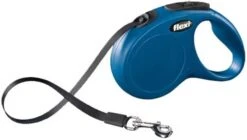 Flexi Rollijn New Classic Tape Medium 5 M Hondenriem Blauw Tot25kg -Dierenwinkel Met Korting flexi rollijn classic m 5 meter blauw 1049088