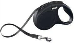 Flexi Rollijn New Classic Tape Large 5 M Hondenriem Zwart Tot50kg -Dierenwinkel Met Korting flexi rollijn new classic tape leash l zwart 27813