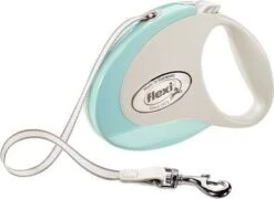 Flexi Rollijn Style Tape 5 M Hondenriem Mintgroen&Wit
