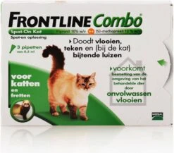 Frontline Combo Spot On Anti Vlooien En Teken Druppels Kat Vanaf 1 Kg 6 Pipetten -Dierenwinkel Met Korting frontline 10 korting voor katten 3 pipetten spot on kat 140979