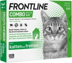Frontline Combo Spot On Anti Vlooien En Teken Druppels Kat Vanaf 1 Kg 6 Pipetten -Dierenwinkel Met Korting frontline 3 pipetten combo spot on kat 115279