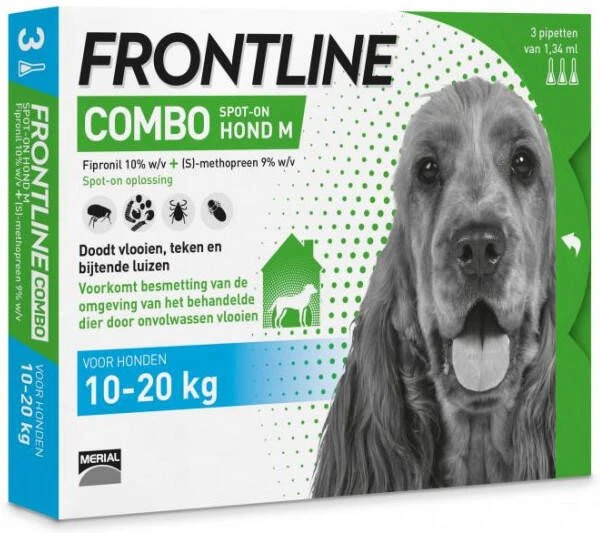 Frontline Combo Spot On 2 Medium Hond Medium Anti Vlooien En Tekenmiddel 4+2 Pip 6 Frontline Combo Spot On 2 Medium Hond Medium Anti Vlooien En Tekenmiddel 4+2 Pip - Afbeelding 6