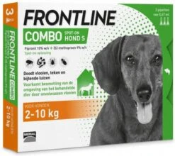 Frontline Combo S: Van 2 Tot 10 Kg Anti Vlooienmiddel En Tekenmiddel Hond 3 Pipetten -Dierenwinkel Met Korting frontline combo hond 15182