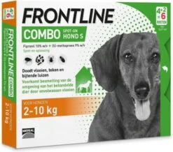 Frontline Combo S: Van 2 Tot 10 Kg Anti Vlooienmiddel En Tekenmiddel Hond 3 Pipetten -Dierenwinkel Met Korting frontline combo spot on hond 15359