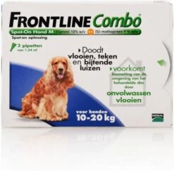 Frontline Combo Spot On 2 Medium Hond Medium Anti Vlooien En Tekenmiddel 4+2 Pip 20 Frontline Combo Spot On 2 Medium Hond Medium Anti Vlooien En Tekenmiddel 4+2 Pip -Dierenwinkel Met Korting frontline combo spot on hond m 3 pipetten 25260
