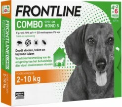 Frontline Combo S: Van 2 Tot 10 Kg Anti Vlooienmiddel En Tekenmiddel Hond 3 Pipetten -Dierenwinkel Met Korting frontline combo spot on hond s 2 10kg 6 pipetten x 0 67ml 115289