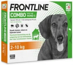 Frontline Combo S: Van 2 Tot 10 Kg Anti Vlooienmiddel En Tekenmiddel Hond 3 Pipetten -Dierenwinkel Met Korting frontline combo spot on hond s 6 pipetten 21034