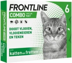 Frontline Combo Spot On Anti Vlooien En Teken Druppels Kat Vanaf 1 Kg 6 Pipetten -Dierenwinkel Met Korting frontline combo spot on kat 6 pipetten 43815