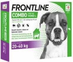 Frontline Combo L: Van 20 Tot 40 Kg Anti Vlooienmiddel En Tekenmiddel Hond 3 Pipetten -Dierenwinkel Met Korting frontline nl combo spot on hond l20 40 kg 5 x 6 pipetten 20637