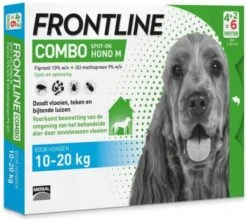 Frontline Combo Spot On 2 Medium Hond Medium Anti Vlooien En Tekenmiddel 4+2 Pip 16 Frontline Combo Spot On 2 Medium Hond Medium Anti Vlooien En Tekenmiddel 4+2 Pip -Dierenwinkel Met Korting frontline spot on combo hond 15358