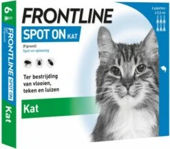 Frontline Spot On Anti Vlooien En Teken Druppels Kat Vanaf 1 Kg 6 Pipetten -Dierenwinkel Met Korting frontline spot on kat 6 pipetten 45153