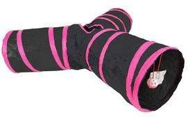 Boon Speeltunnel Nylon Y Model Zwart Roze 85 X 25 Cm 1 Boon Speeltunnel Nylon Y Model Zwart Roze 85 X 25 Cm