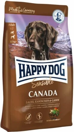 Happy Dog Supreme Sensible 2x12, 5kg Canada Zalm, Konijn & Lam Hondenvoer -Dierenwinkel Met Korting happy dog supreme sensible canada 12 5 kg 41237