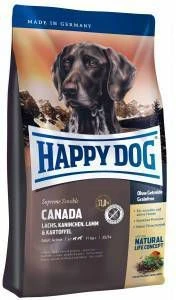 Happy Dog Supreme Sensible 2x12, 5kg Canada Zalm, Konijn & Lam Hondenvoer