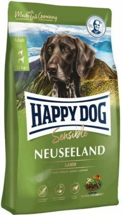Happy Dog Supreme Sensible Nieuw Zeeland Lam & Groenlip Mossel Dubbelpak 2 X 300 G -Dierenwinkel Met Korting happy dog supreme sensible neuseeland 4 kg 41402