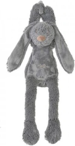 Happy Horse Deep Grey Richie Konijn Muziekknuffel 40 Cm -Dierenwinkel Met Korting happy horse muziekknuffel donker grijs konijn richie 34 cm 608968
