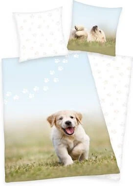 Young Collection Kinderovertrekset Welp Met Schattige Hond 1 Young Collection Kinderovertrekset Welp Met Schattige Hond