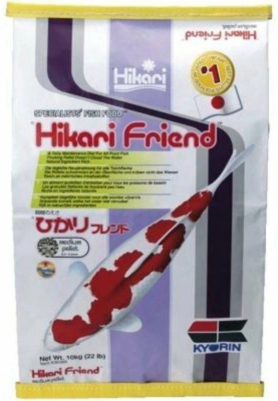 Hikari Friend Vijvervoer 10 Kg Medium 2 Hikari Friend Vijvervoer 10 Kg Medium - Afbeelding 2