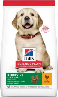 Hill's Hill&apos, S Canine Puppy Large Breed Kip Hondenvoer 2.5 Kg -Dierenwinkel Met Korting hills science plan 16kg puppy 108612